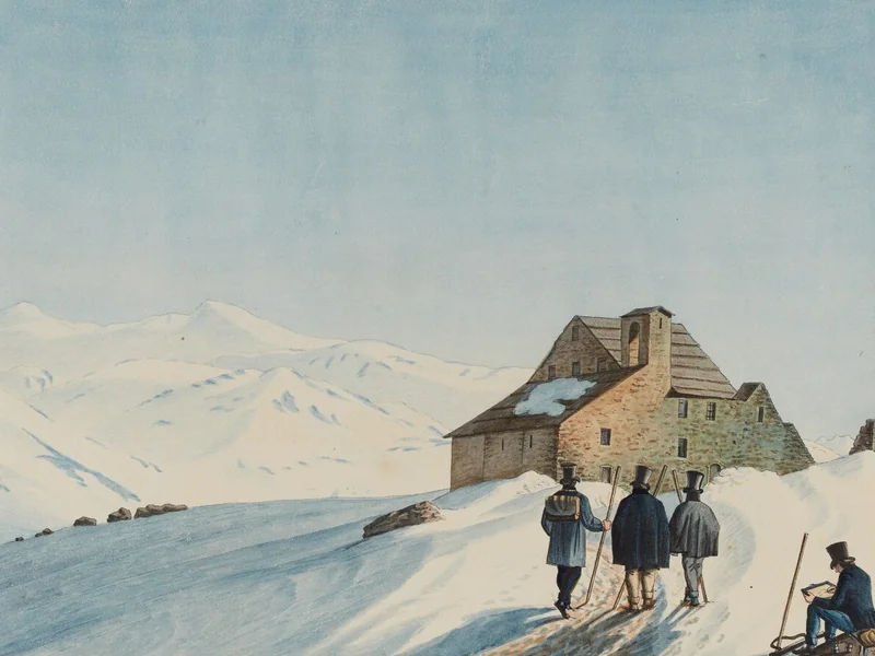 1798-Johann Ulrich Fitzi - Ospedale sul Gottardo